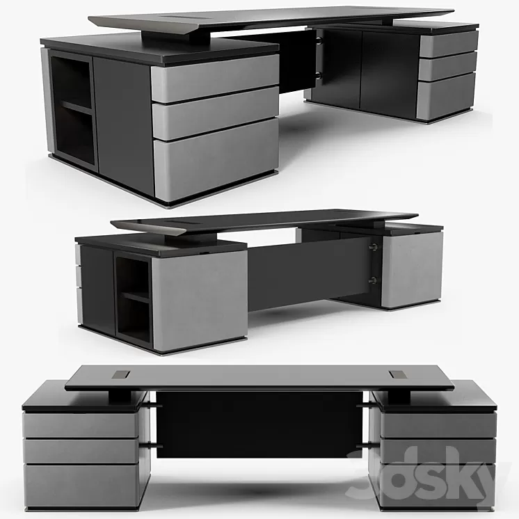 Promemoria – Au bout de la nuit writing desk 3D Model