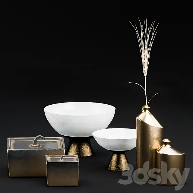 Promemoria objects set 3DModel