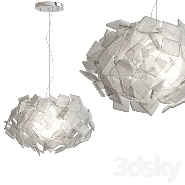 Pronta consegna – Clizia Slamp Lampada a Sospensione 3D Model