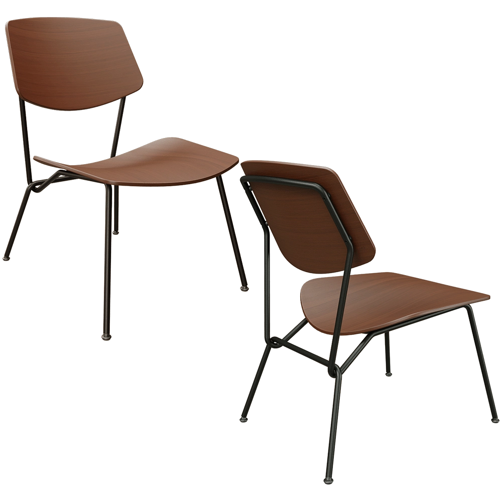 Prostoria – Chair Strain low 2 3D Model