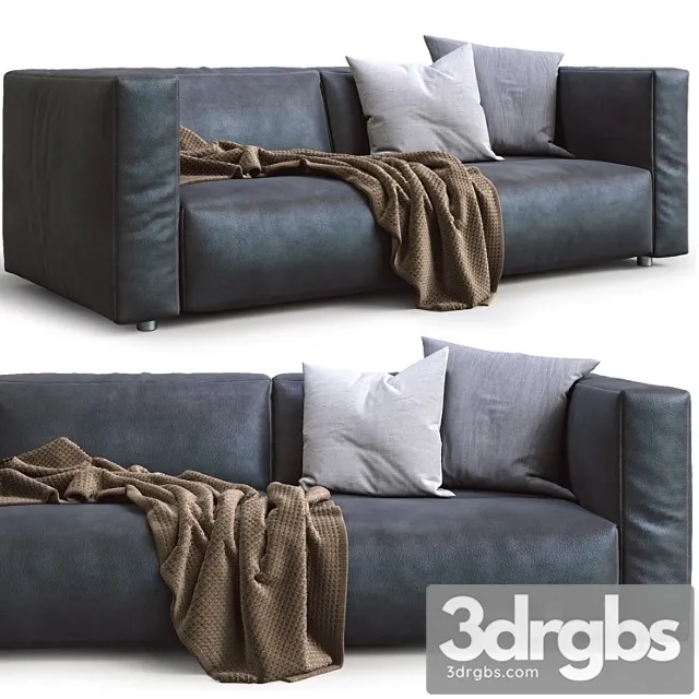 Prostoria leather sofa match 2 3D Model Download