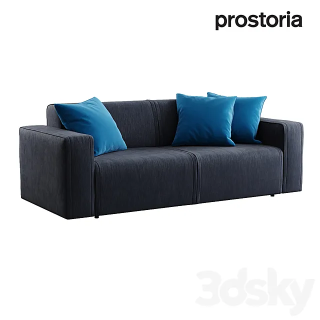 Prostoria Ltd _ Nimble Upholstered Sofa Bed 3DModel