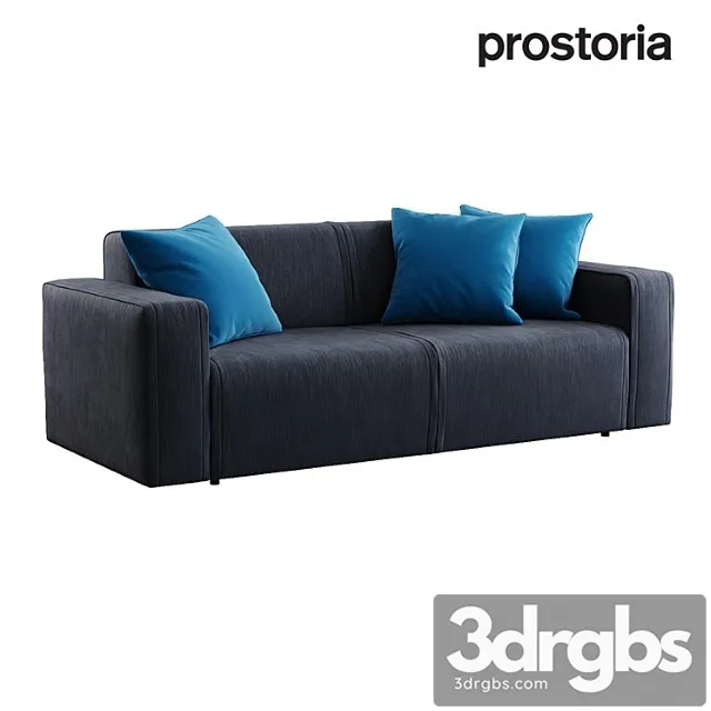 Prostoria Ltd Nimble Upholstered Sofa Bed 3D Model Download