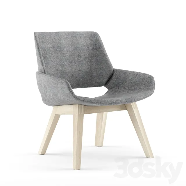 PROSTORIA Monk Easy Chair By Grupa 3D Model