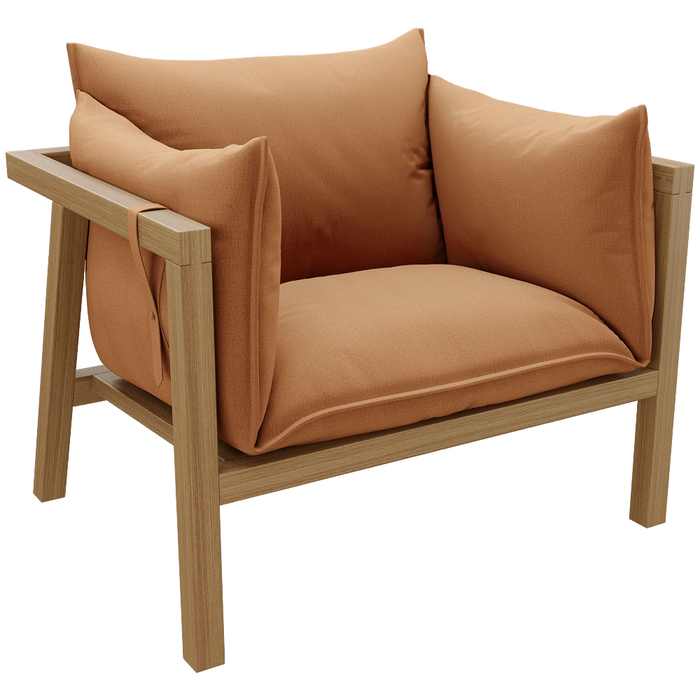 Prostoria – Outdoor armchair Umomoku 3D Model