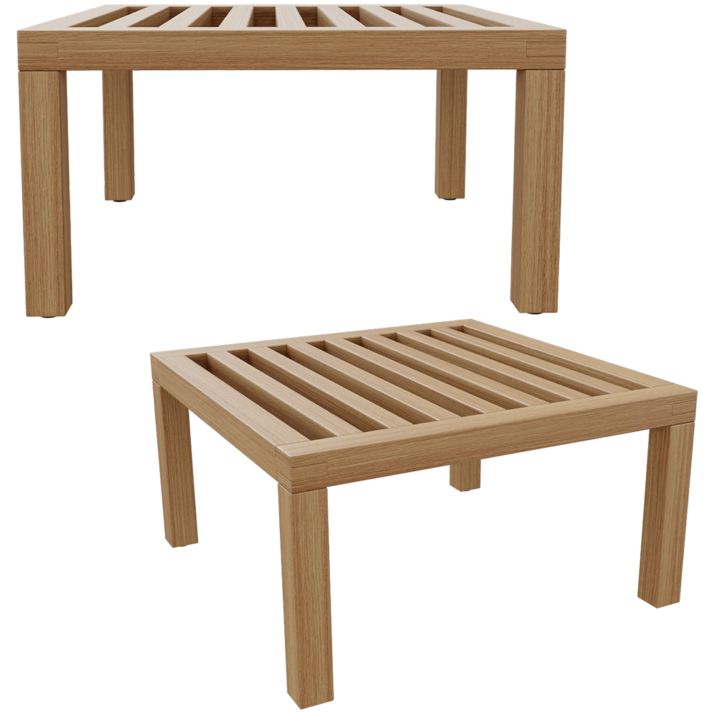Prostoria – Outdoor table Umomoku low 3D Model