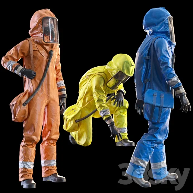Protective suit 3D Model