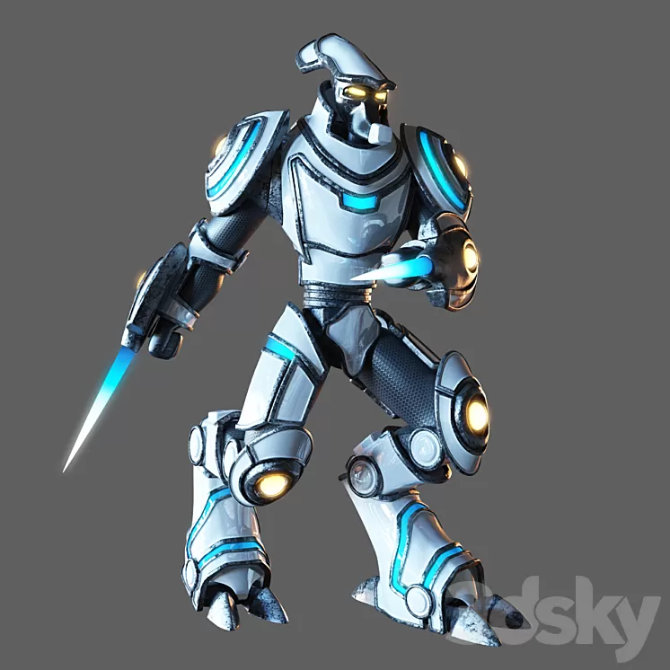 Protos robot-warrior 3D Model