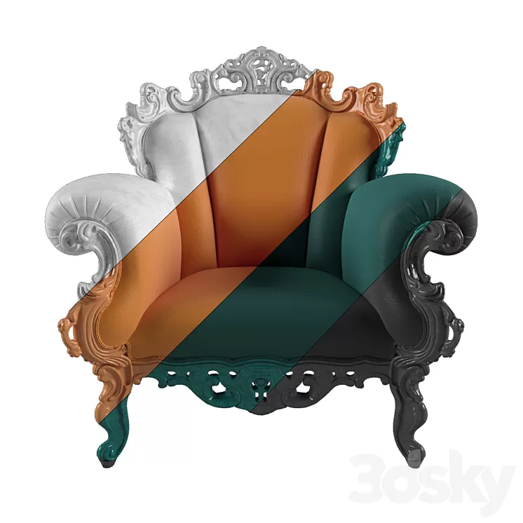 Proust Armchair 3D Model
