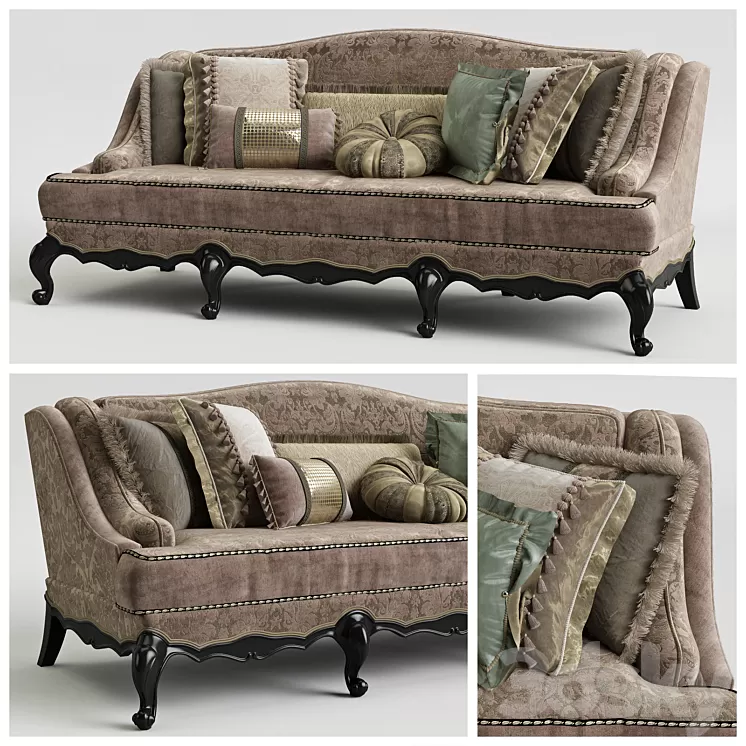 Provasi PR 1201-720 Darcy Sofa 3D Model