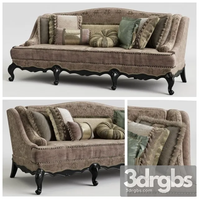 Provasi PR Darcy Sofa 01 3D Model Download