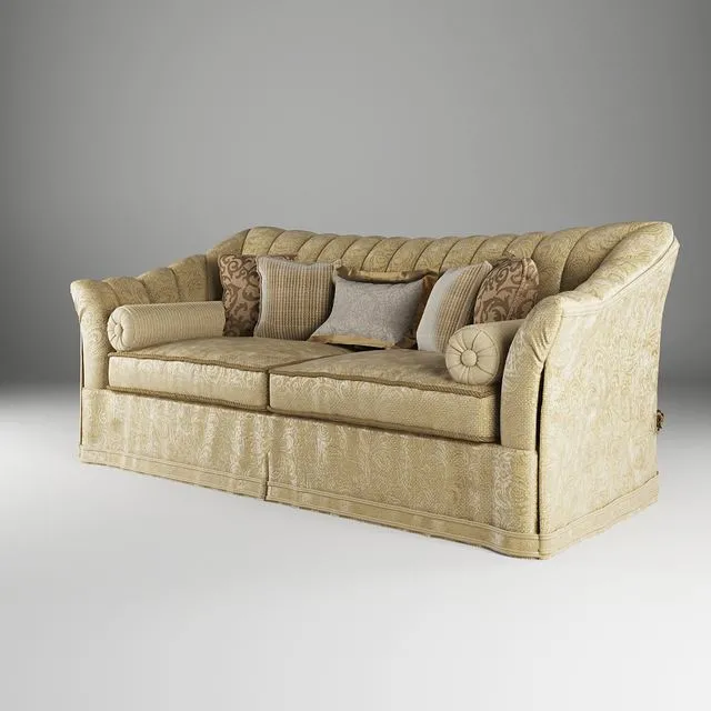 Provasi PR1301 classic sofa 3D Model
