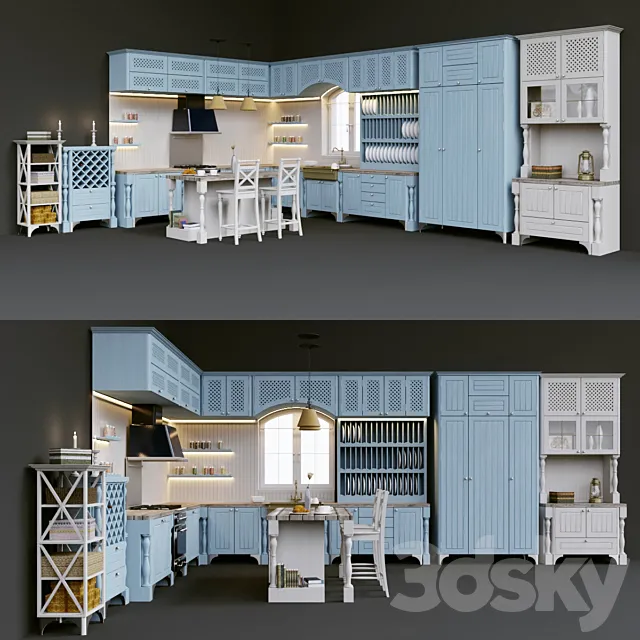 Provencal cuisine 3D Model