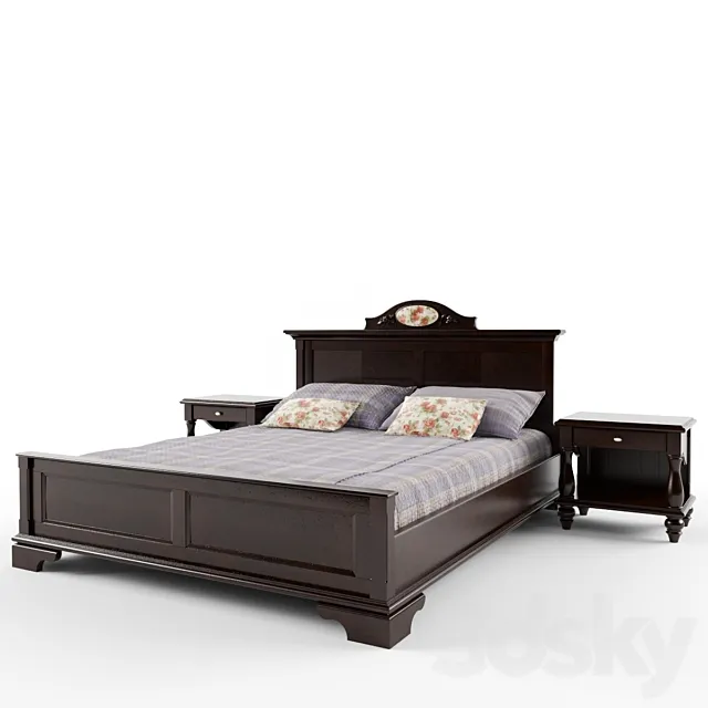 Provence bed 3DModel