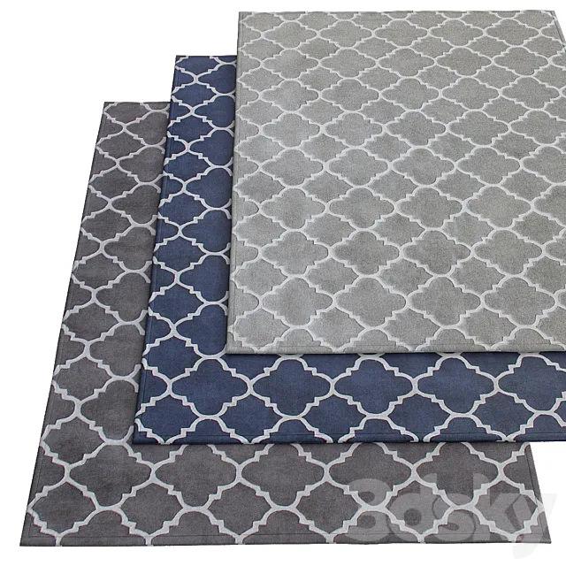 Provence rugs 3D Model Provence rugs 3D Model