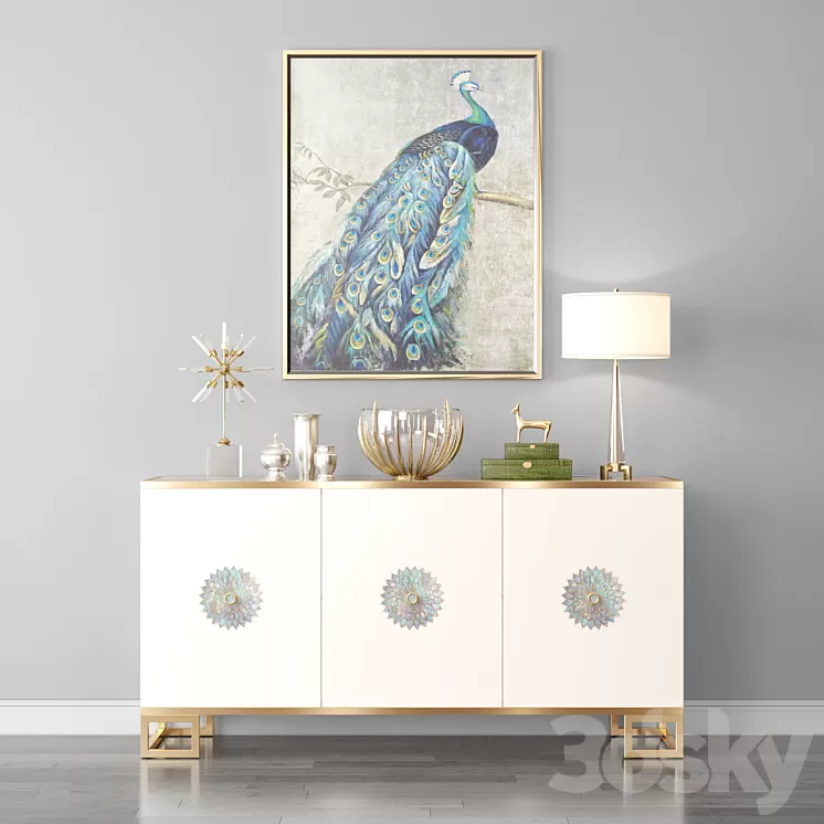 Prynne credenza 3D Model Prynne credenza 3D Model