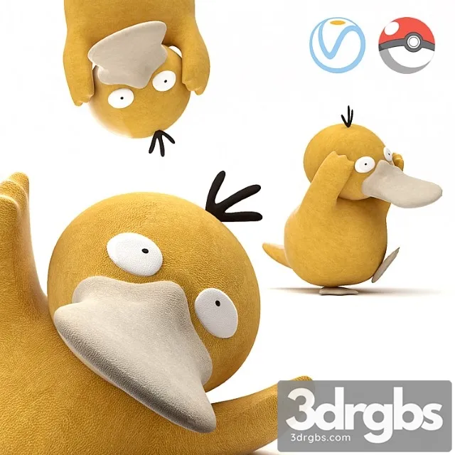 PsyDuck 3D Model Download