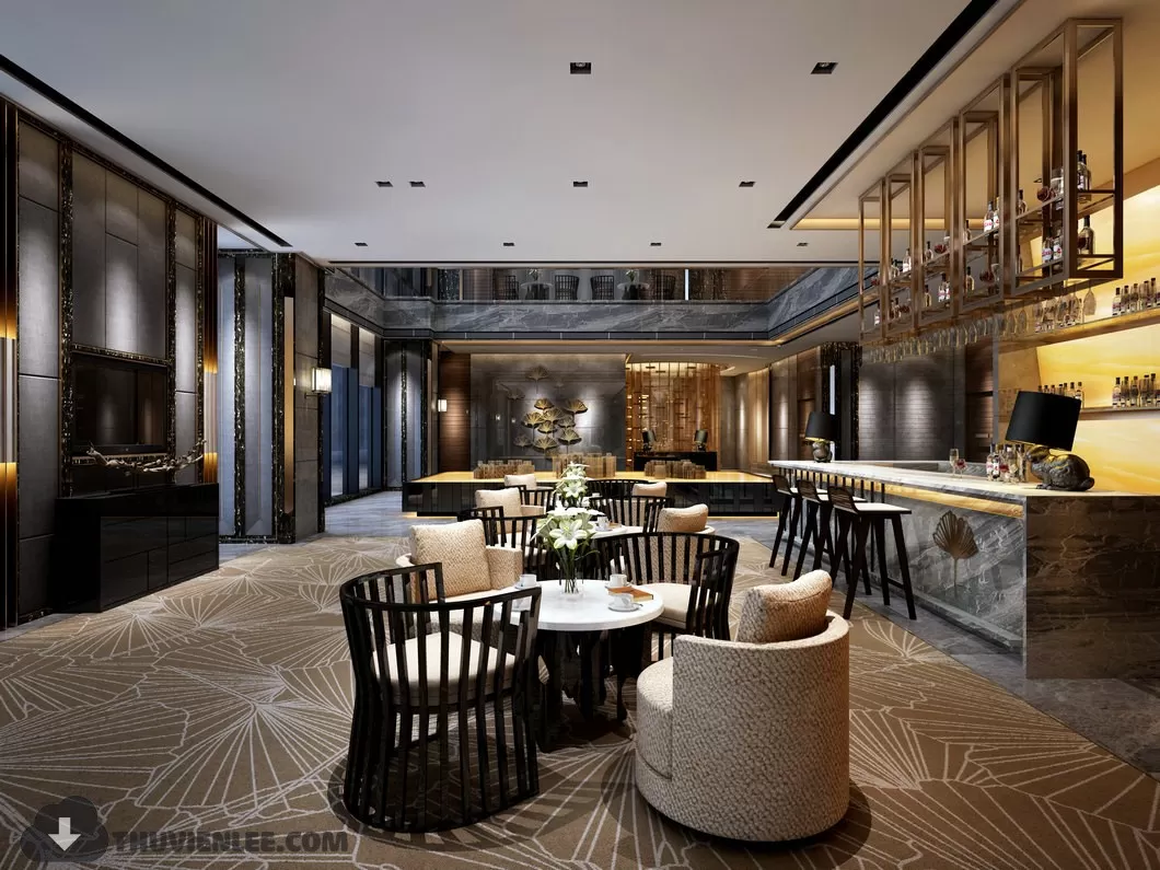 PUBLIC COMMERCE SPACE 3D MODEL – PUBLIC SPACE – 73