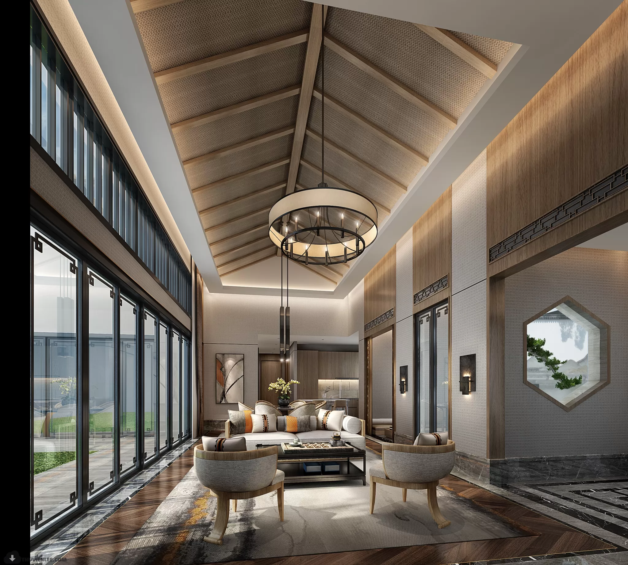 PUBLIC COMMERCE SPACE 3D MODEL – PUBLIC SPACE – 78