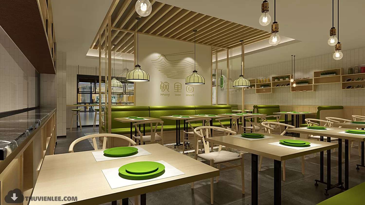 PUBLIC COMMERCE SPACE 3D MODEL – PUBLIC SPACE – 90