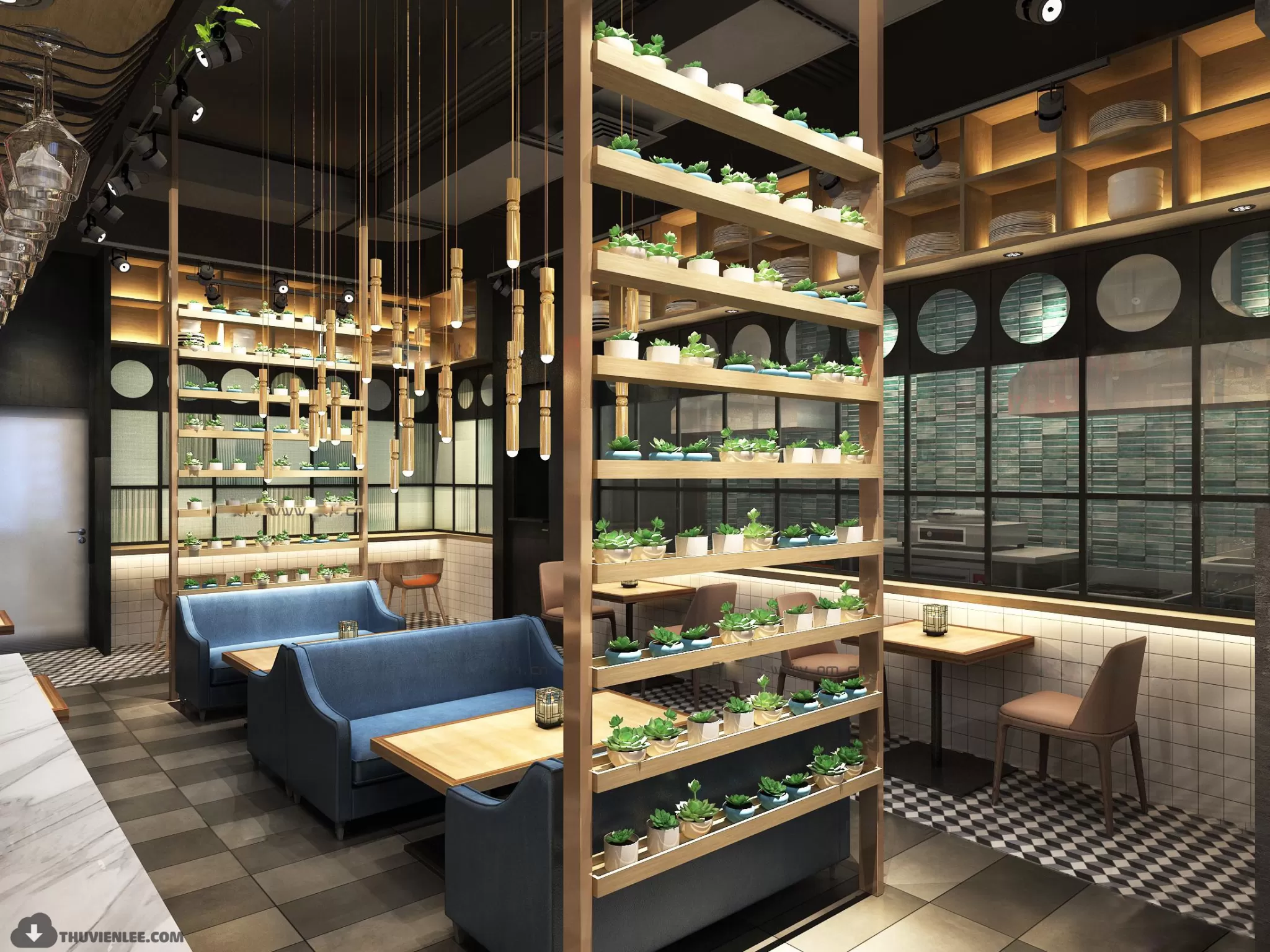 PUBLIC COMMERCE SPACE 3D MODEL – PUBLIC SPACE – 91