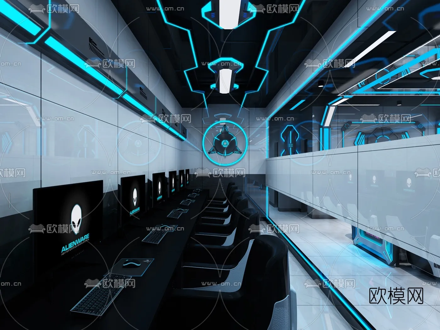 PUBLIC COMMERCE SPACE – 3D Model For Interior Design – 10825