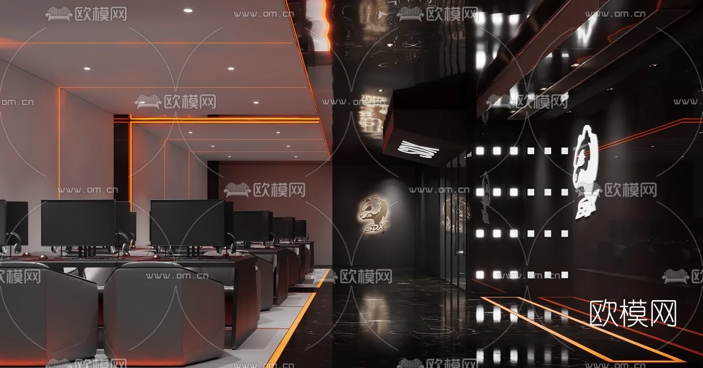 PUBLIC COMMERCE SPACE – 3D Model For Interior Design – 10826