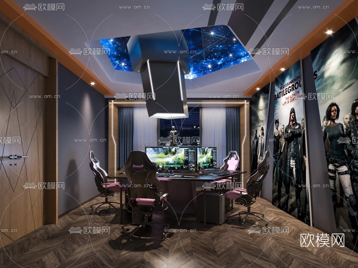 PUBLIC COMMERCE SPACE – 3D Model For Interior Design – 10829