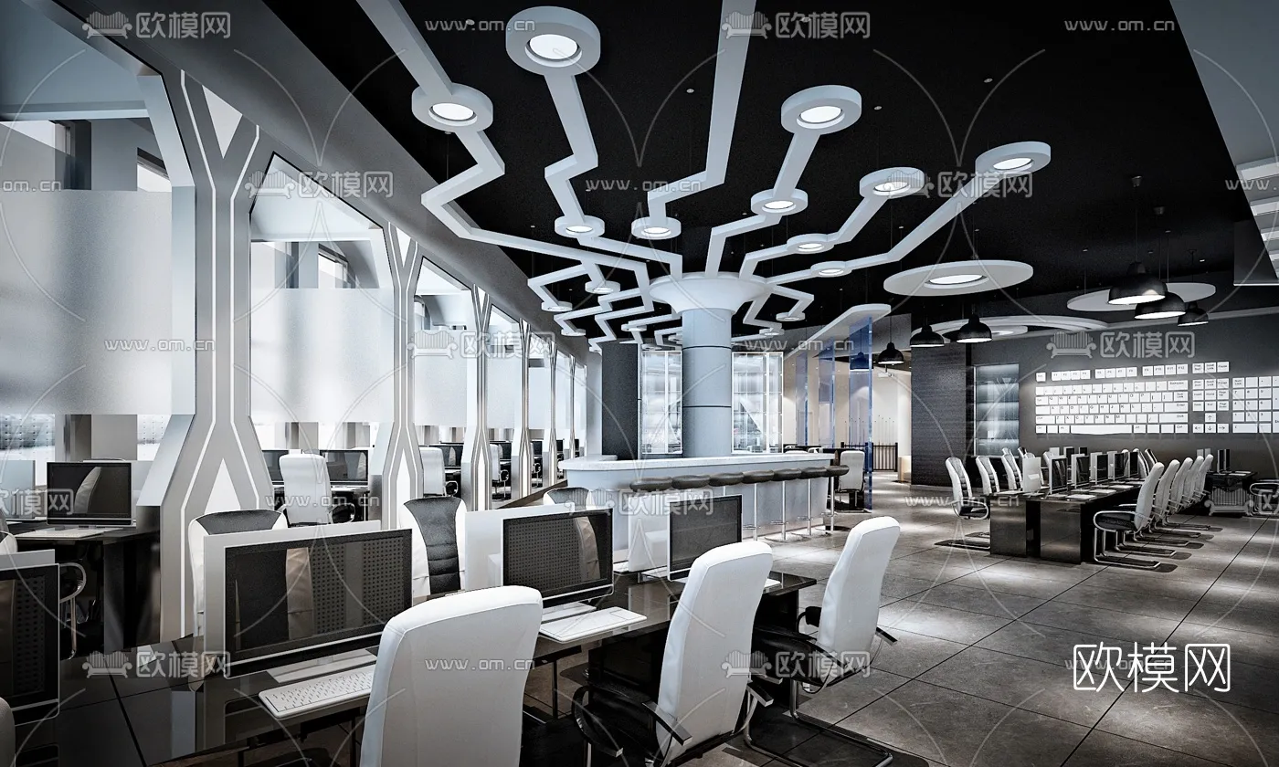 PUBLIC COMMERCE SPACE – 3D Model For Interior Design – 10832