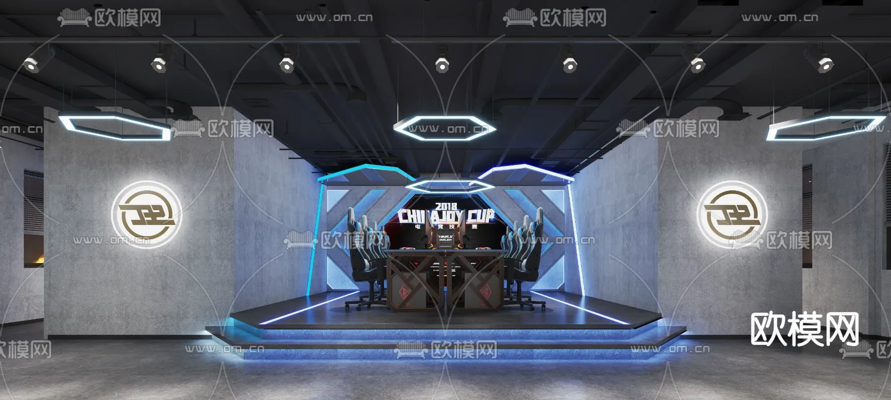 PUBLIC COMMERCE SPACE – 3D Model For Interior Design – 10851