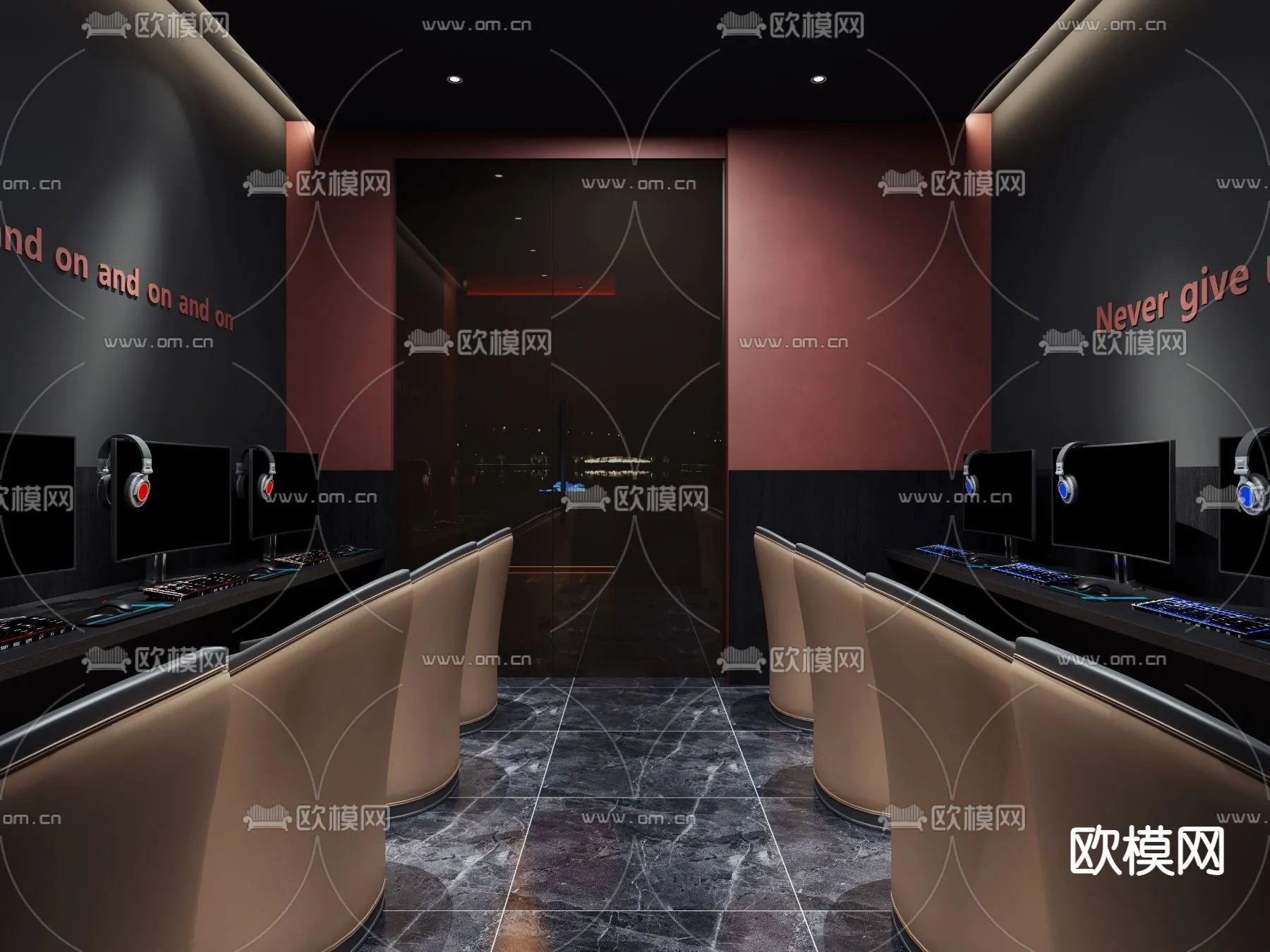 PUBLIC COMMERCE SPACE – 3D Model For Interior Design – 10855