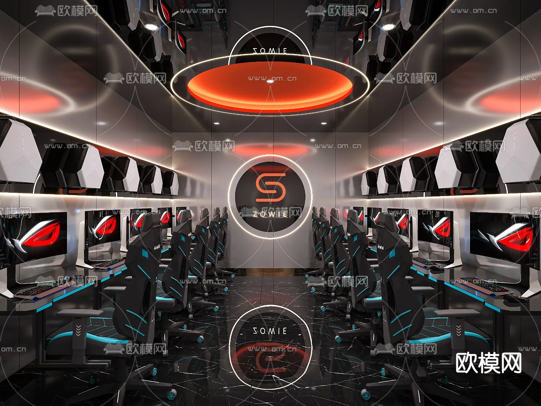 PUBLIC COMMERCE SPACE – 3D Model For Interior Design – 10871