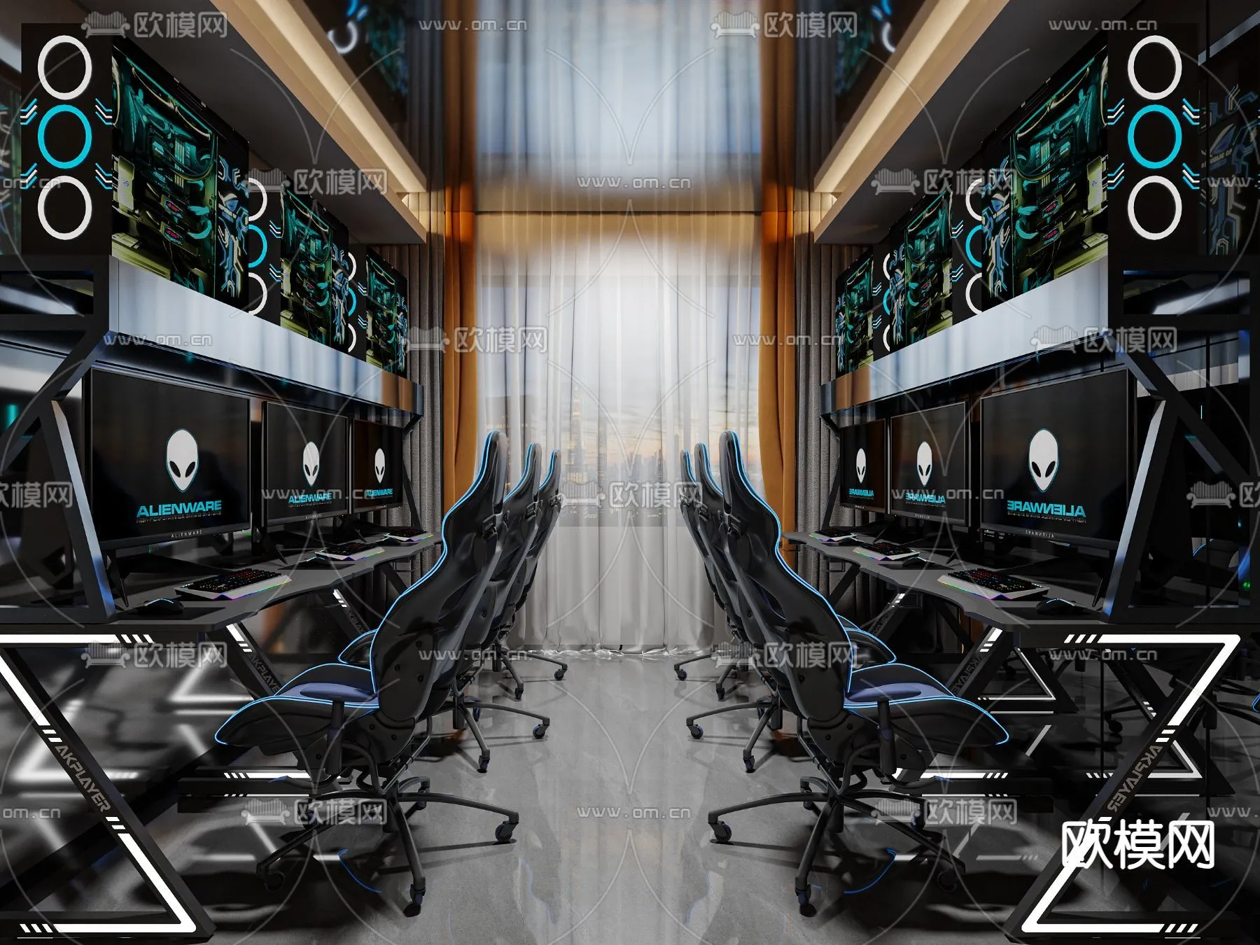 PUBLIC COMMERCE SPACE – 3D Model For Interior Design – 10876