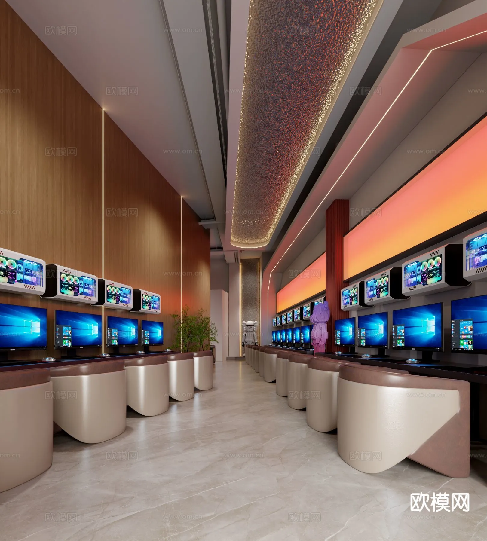 PUBLIC COMMERCE SPACE – 3D Model For Interior Design – 10893