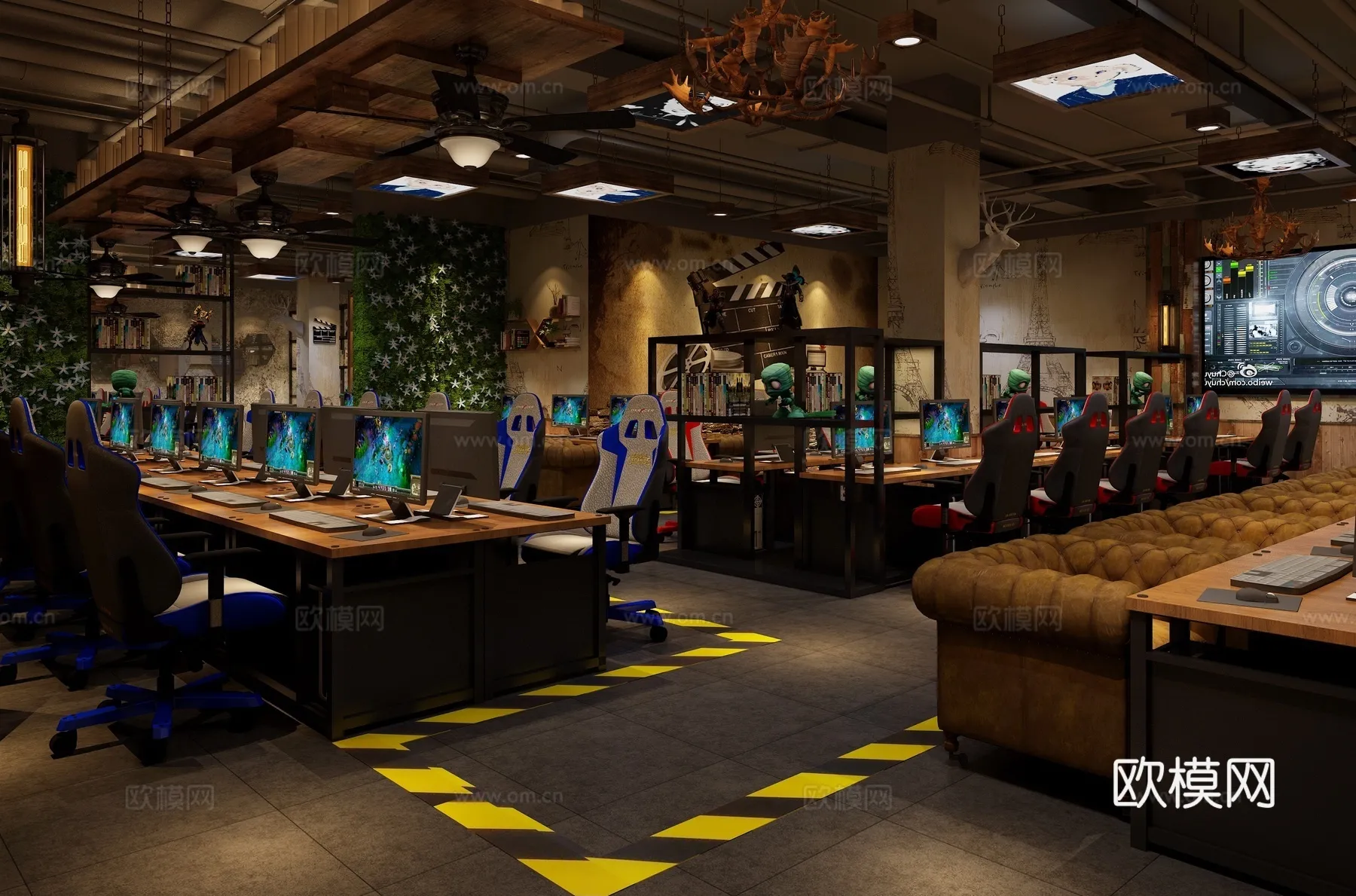 PUBLIC COMMERCE SPACE – 3D Model For Interior Design – 10906