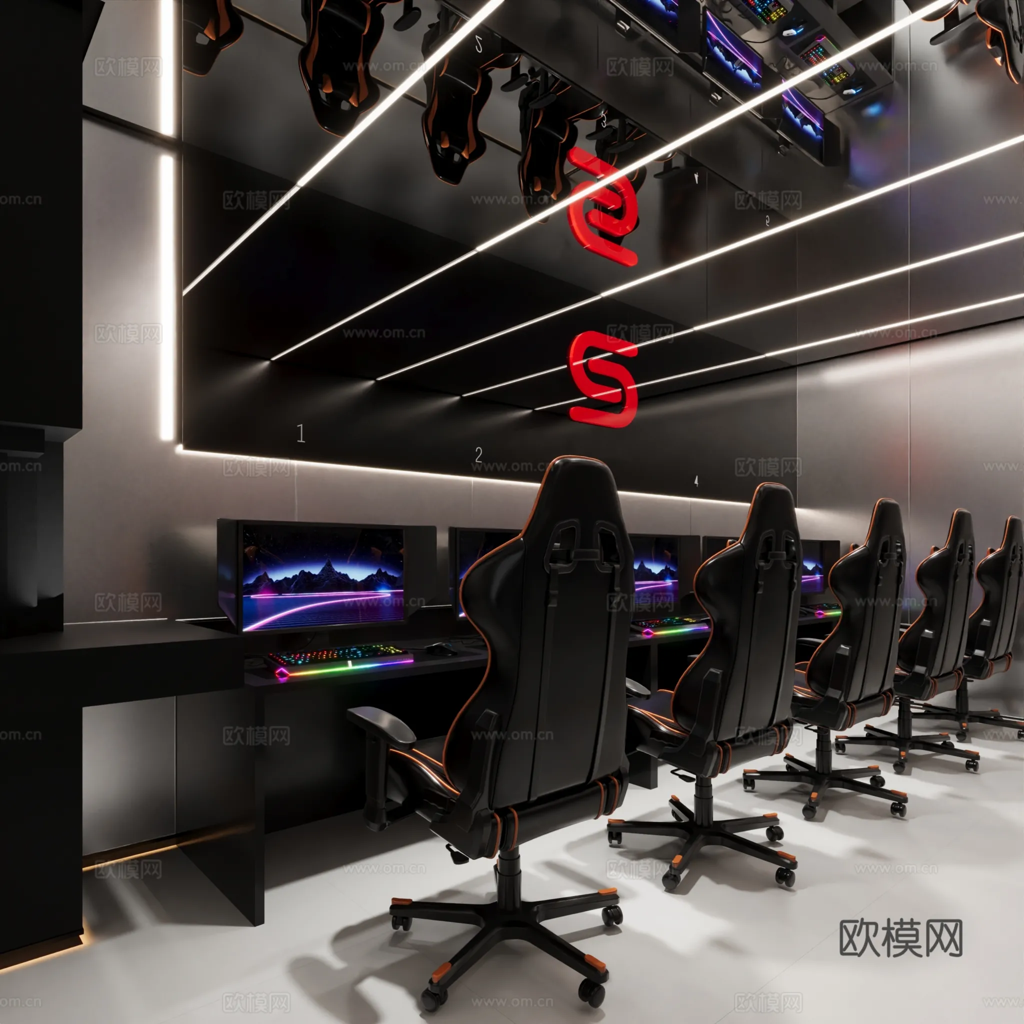 PUBLIC COMMERCE SPACE – 3D Model For Interior Design – 10910