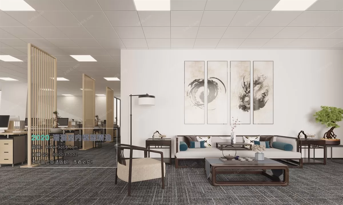 PUBLIC SPACE 3D MODEL – Office_Meeting_ReceptionRoom – 169