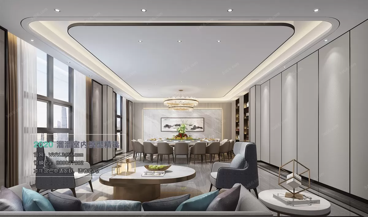 PUBLIC SPACE 3D MODEL – Compartment – 187