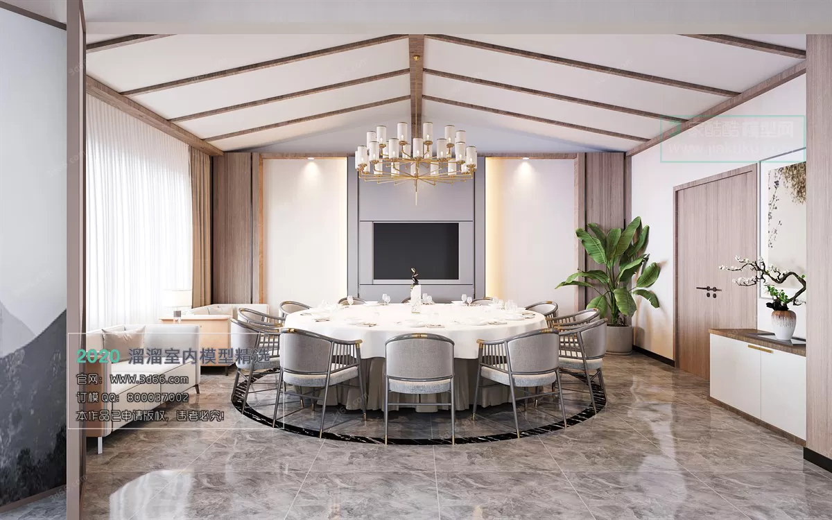 PUBLIC SPACE 3D MODEL – Compartment – 204