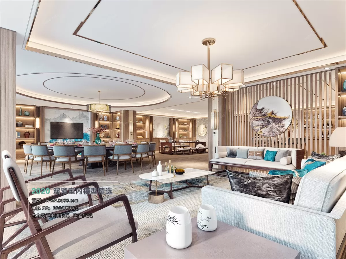 PUBLIC SPACE 3D MODEL – Compartment – 206