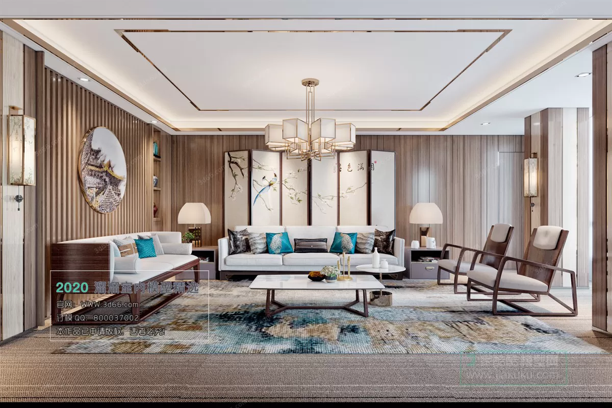 PUBLIC SPACE 3D MODEL – Compartment – 207