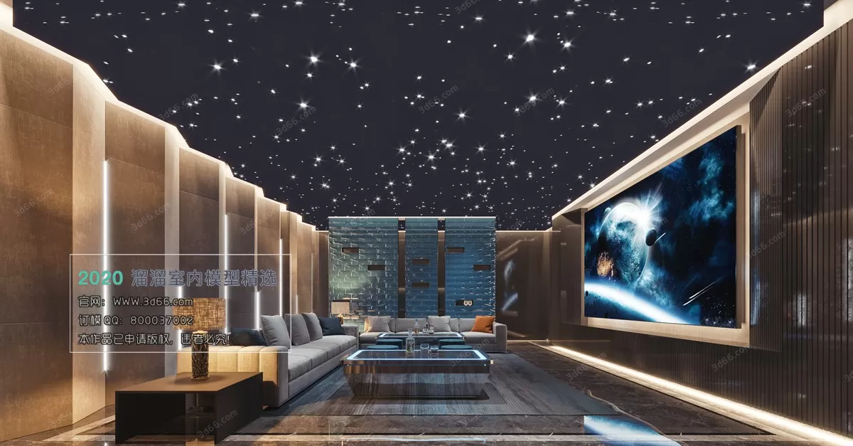 PUBLIC SPACE 3D MODEL – ClubHouse – 224