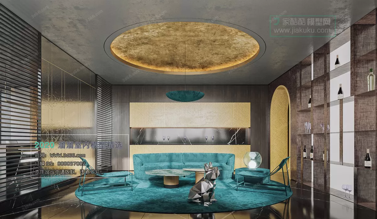 PUBLIC SPACE 3D MODEL – ClubHouse – 225