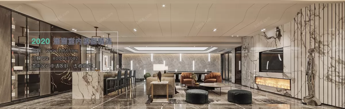 PUBLIC SPACE 3D MODEL – ClubHouse – 226