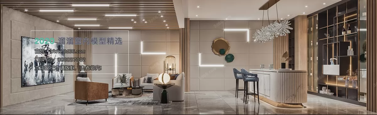 PUBLIC SPACE 3D MODEL – ClubHouse – 228