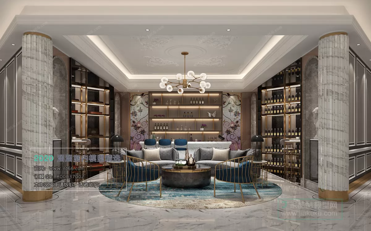 PUBLIC SPACE 3D MODEL – ClubHouse – 231