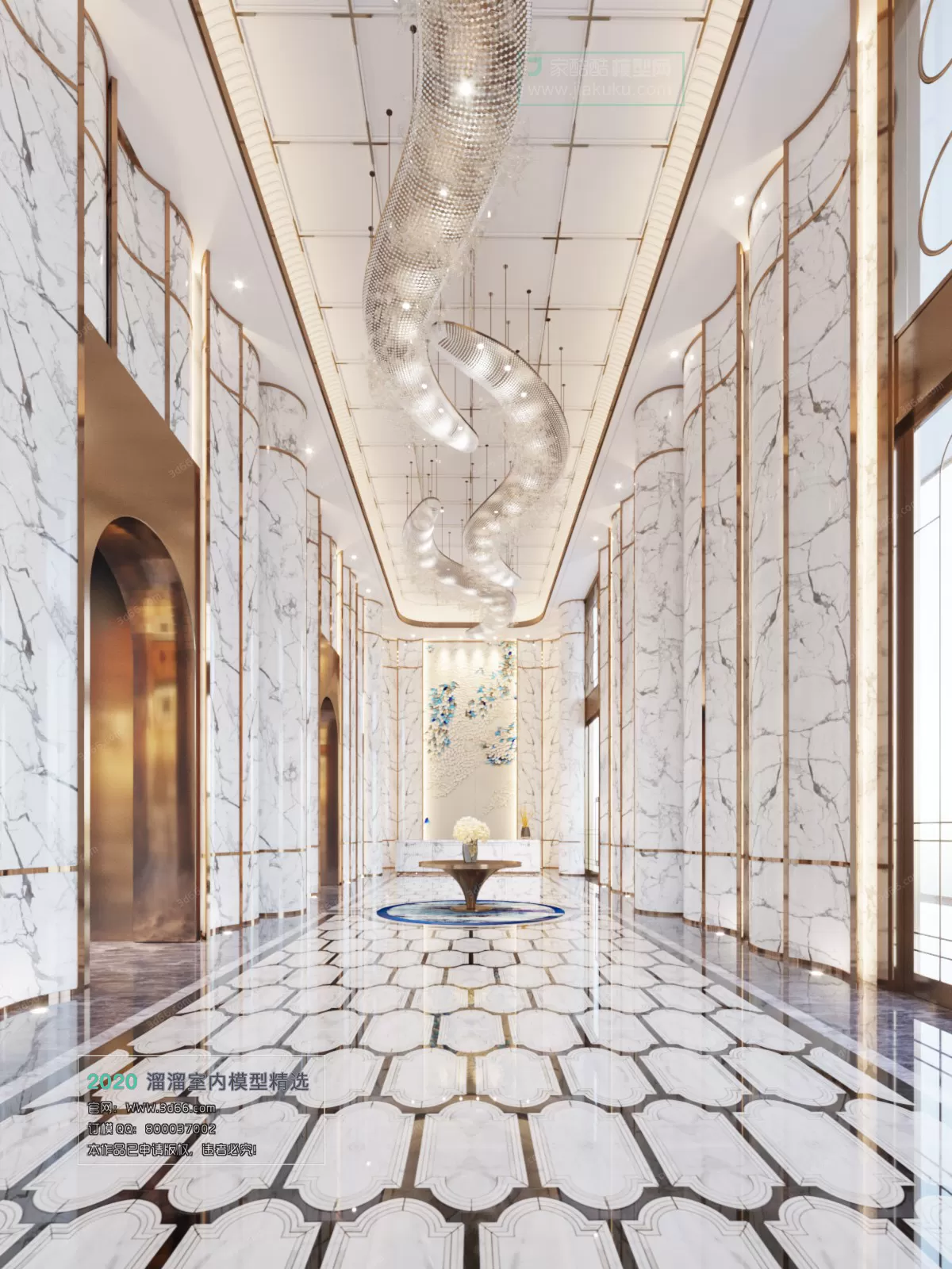 PUBLIC SPACE 3D MODEL – Lobby_Reception – 25 PUBLIC SPACE 3D MODEL – Lobby_Reception – 25