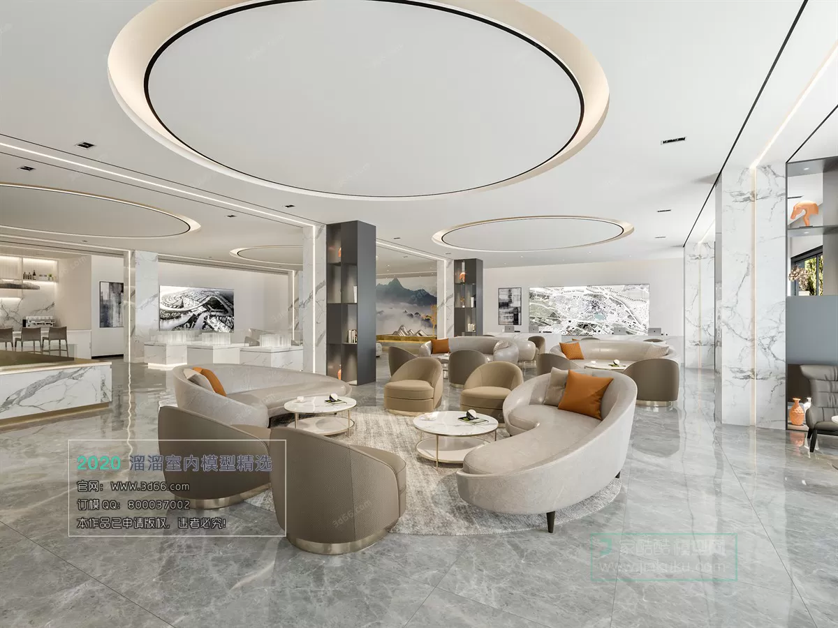 PUBLIC SPACE 3D MODEL – SalesCenter – 250