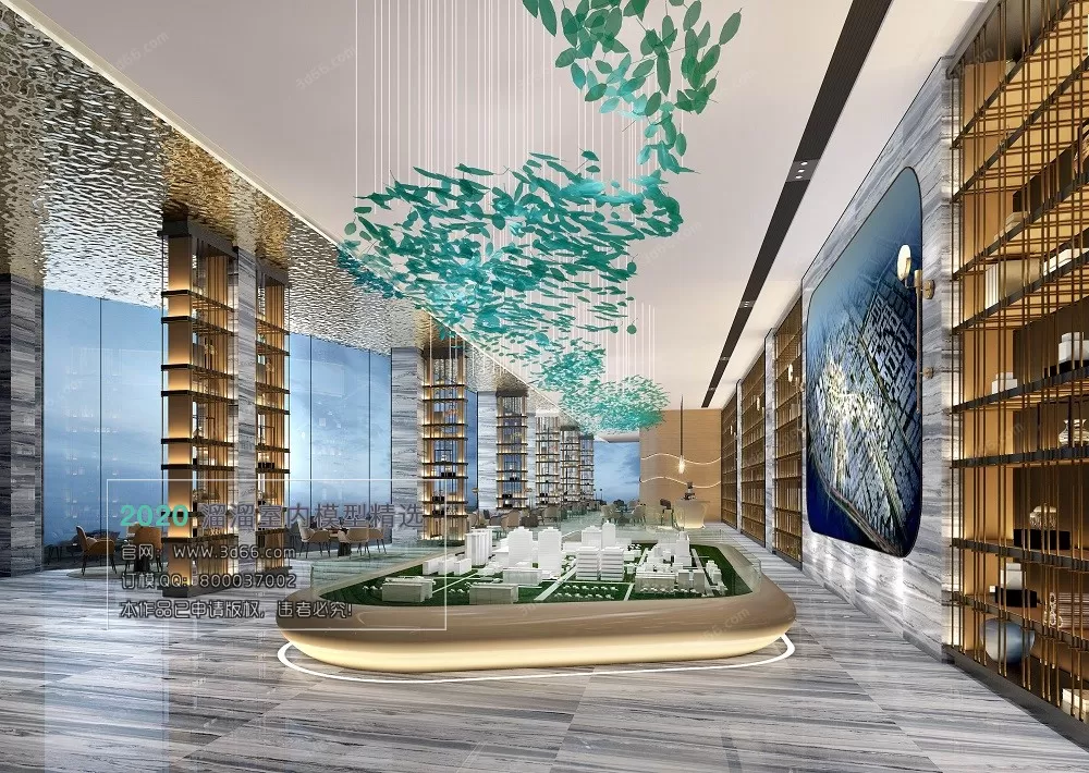 PUBLIC SPACE 3D MODEL – SalesCenter – 254