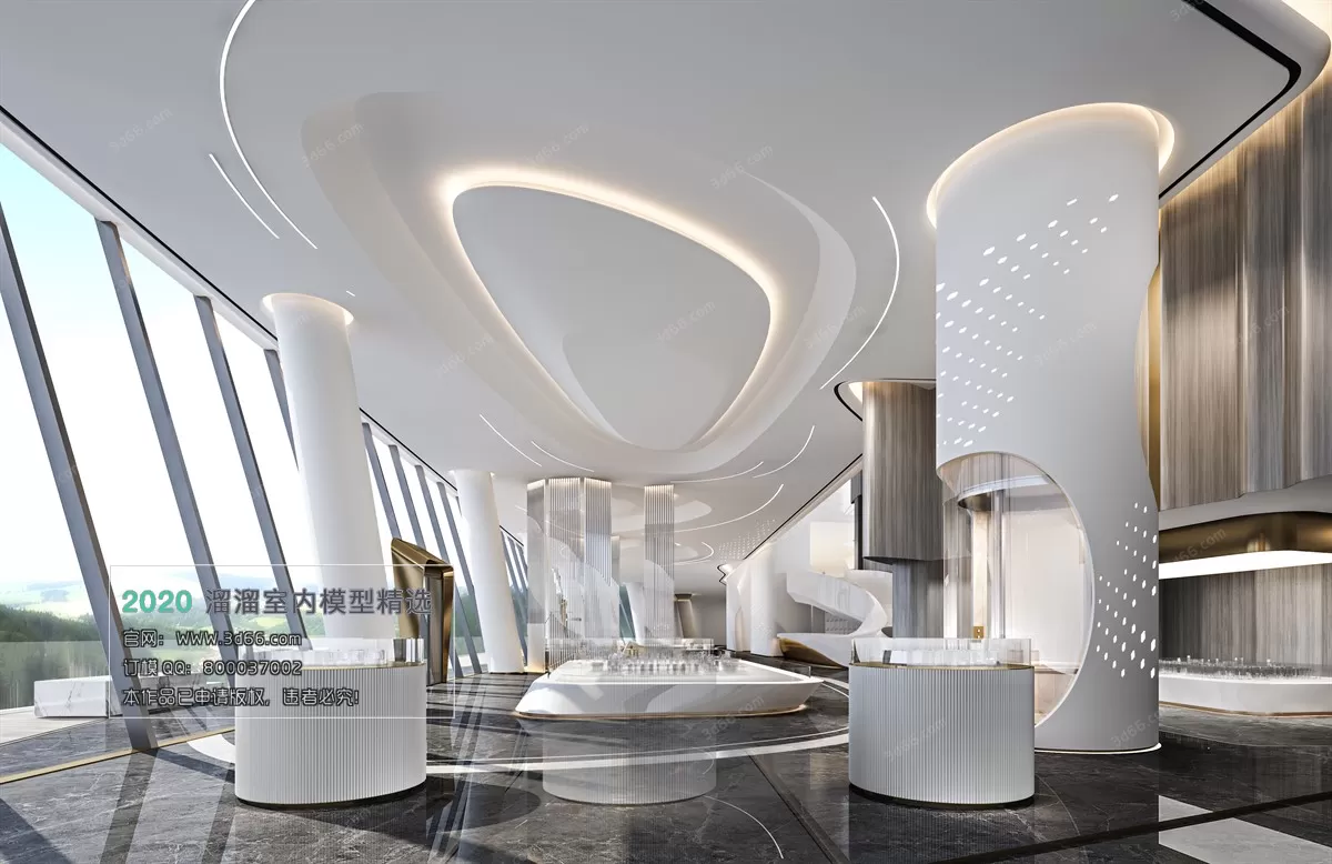 PUBLIC SPACE 3D MODEL – SalesCenter – 256